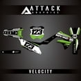 thumbnail image 3 of Attack Graphics Custom Velocity Complete Bike Graphics Kit for Kawasaki KX250 2021, 3 of 3