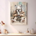 thumbnail image 4 of French Bulldog Dog Poster Print Bathroom Decor - French Bulldog Dog Canvas Wall Art For Bedroom Decor - Colorful Wall Art - Gifts For Women, 4 of 6