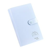 Business Card Organizer Business Card Holder Book, Portable Business Card Binder File Sleeve Storage, Business Card Holders,120 Cards, Cat