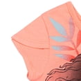 thumbnail image 6 of Disney Moana Toddler Girls' T-Shirt and Tutu Skirt Set with Scrunchie Peach Moana, 6 of 7
