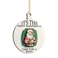thumbnail image 2 of Puntoco Adorno De Madera De Papá Noel B, Decoración Del Hogar, 2 of 2