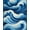 Blue, Pattern 4, variant on ODIKA 4'x6' Machine Washable Non-Slip Area Rug, Vintage Nautical Inspired Swirl with Ornate Detailing High Traffic Rug, Blue, 214978