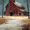 Barn, variant on Abstract Geometric Shapes Mid Century Canvas Print, Suitable for Living Room, Bedroom, Office, Hotel