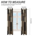 thumbnail image 2 of Bohemia 2pcs Blackout Curtains For Living Room Bedroom Grommet Top Window Set for Left And Right Biparting Open, 2 of 6