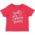 thumbnail image 3 of Inktastic Will You Marry Daddy-ring White Boys or Girls Baby T-Shirt, 3 of 5