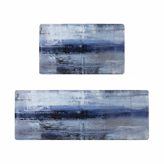 DERONA Kitchen Comfort Cushioned Anti-Fatigue Kitchen Mats, 2’ X 3’, Non-Slip Waterproof (2 Count)