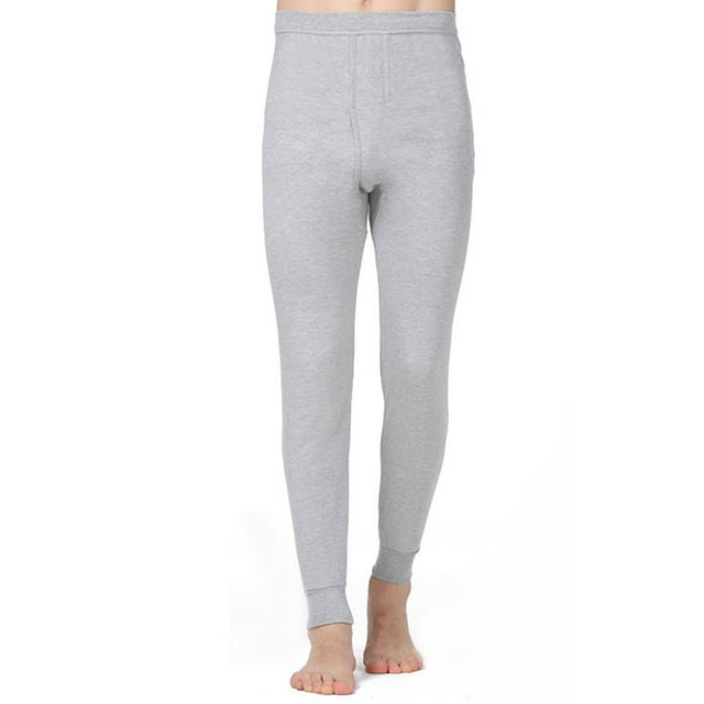 Minnieouse Calzoncillos largos, ropa interior térmica agradable a la piel, pantalones de buena elasticidad, calzoncillos finos sueltos, mallas exquisitas conjuntos de ropa Gris claro L Minnieouse AP013766-01