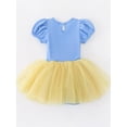 thumbnail image 3 of ATAIKU 3-9Y Kids Girls Princess Ballet Dress Short Sleeve Leotards Skirted Tutu Dancewear Halloween Christmas Party Dress, 3 of 7