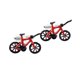 thumbnail image 3 of Gemelos de motocicleta Sunnimix Para camisa joyería de boda plata 1 par, 3 of 5