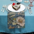 thumbnail image 4 of Nawy Flowers Cloth Napkins Polyester for Farmhouse Party Dining Table Decor Home Decor 6 PCS, 4 of 7
