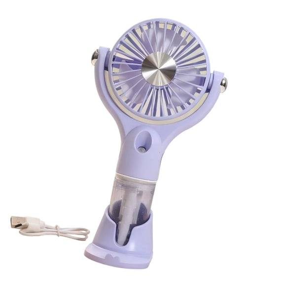ZELVINN Portable Handheld Fan High Speed Cooling Mini Mist Fan with USB Rechargeable Outdoor Coolers Tool Easy to Carry