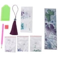 thumbnail image 2 of DIY Special Shaped   Painting Bookmark, Leather Tassel Bookmark, For Artist Beginner, 2 of 8