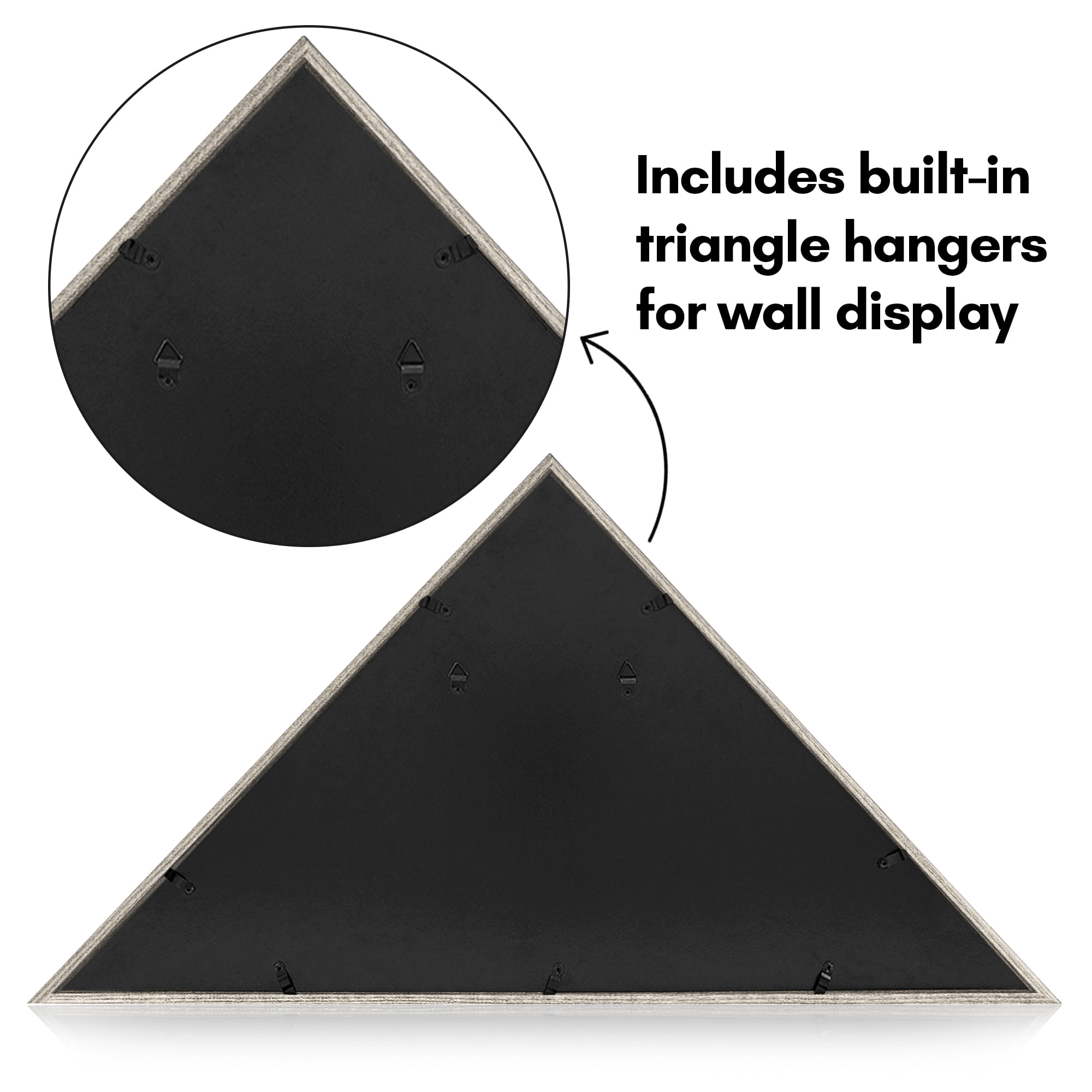 Americanflat 5x9.5 Picture Frame Large Flag Display Case Fits Folded Burial Flags Silhouette Box - Driftwood