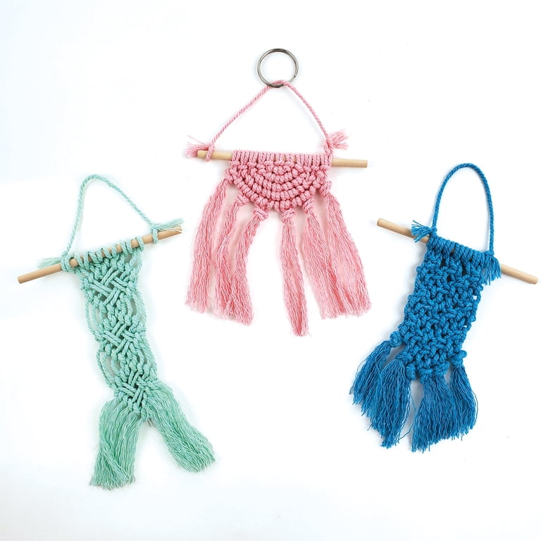 Hello Hobby Create Your Own Macrame Craft Kit, 3-Pack photo 6