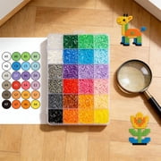 Complete Perler Beads Craft Kit with Iron Tool, DIY Fuse Bead Refill Supplies for Kids Adults, Beads & Templates for Making Pixel Art, Handmade Gift & Activity Set