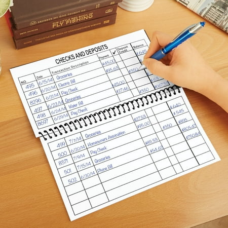 Jumbo Print Check Register Book (Best Check Register App)