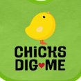 thumbnail image 4 of Inktastic Easter Baby Boy Chicks Dig Me Boys Baby Bib, 4 of 4