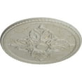 thumbnail image 3 of 54 1/4"OD x 2 7/8"P Milton Ceiling Medallion (Fits Canopies up to 10 1/2"), Hand-Painted Pot of Cream Crackle, 3 of 6