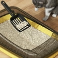thumbnail image 4 of Gnmfd Semi Enclosed High Bar Cat Litter Box with Splash Proof Rim, Spacious Self-Cleaning Litter Tray with Shovel for Kittens, Home Bathroom Cat Toilet, Easy Hygiene Maintenance, 4 of 6