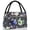 Floral Gray, variant on OPUX Lunch Bag for Women, Insulated Lunch Box Tote for Girls Work Adult School, Small Reusable Cooler Bag Lunch Container Food Tote for Travel Picnic, Fits 11 Cans, Black