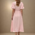 thumbnail image 6 of Njagoc3 Womens Chiffon Maxi Dress, Short Sleeves for Summer Wedding & Formal Event, 6 of 6