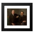 thumbnail image 2 of Stanisław Lentz 14x12 Black Modern Framed Museum Art Print Titled - Portrait of Weysenhoff and Władysław Reymont (circa 1918), 2 of 5