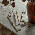 thumbnail image 3 of Goo-Ki 5''(128 MM) Hole Centers Antique Brass Cabinet Pulls, Zinc Alloy Drawer Pulls Cabinet Handles for Dresser and Cupboard, 6 Pack, 3 of 8