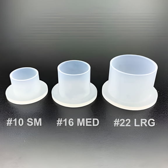 CCOCC Tattoo Ink Caps - Steady Flow - No Spill Medium Pack of 500 - Tattooing in Cups - Ink - Pigment - Plastic - Round