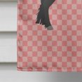 thumbnail image 4 of Carolines Treasures BB7915CHF Cheval Frites Rose Check Toile Maison Drapeau, 4 of 4