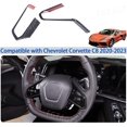 thumbnail image 6 of TINKI Steering Wheel Button Frame Cover Fit for Chevrolet Corvette C8 Stingray 2020-2023, ABS Car Steering Wheel Panel Protection Frame Molding Sticker Trim, 6 of 6
