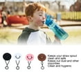 thumbnail image 3 of 4Pcs Silicone Cowboy Hat Straw Covers , Reusable Unique Design Tips Lids Protectors for Simple Modern  Owala Cup, 3 of 8