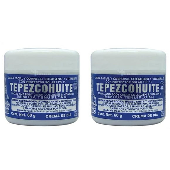 El Indio Papago Tepezcohuite Crème de Jour (2-PACK) 60g Unité