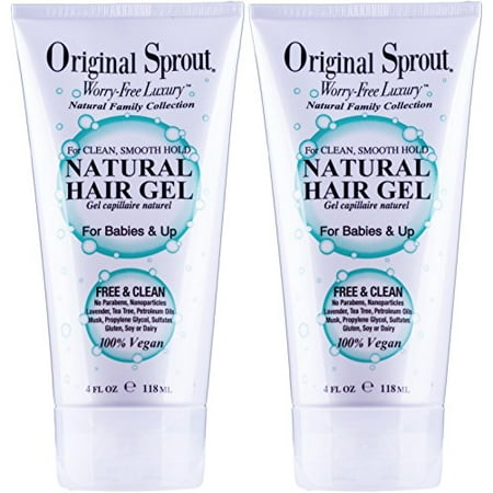 - Original Sprout Natural Hair Gel 4 fluid ounce (Package of 2)