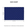 thumbnail image 2 of Placemats Set of 4 / 6, Navy Blue Placemats for Dining Table Indoor/Outdoors Heat Resistant Washable Placemats 18" x 12", 2 of 8