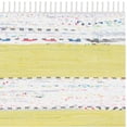 thumbnail image 4 of SAFAVIEH Montauk Cainneach Striped Cotton Area Rug, Ivory/Light Green, 4' x 6', 4 of 7