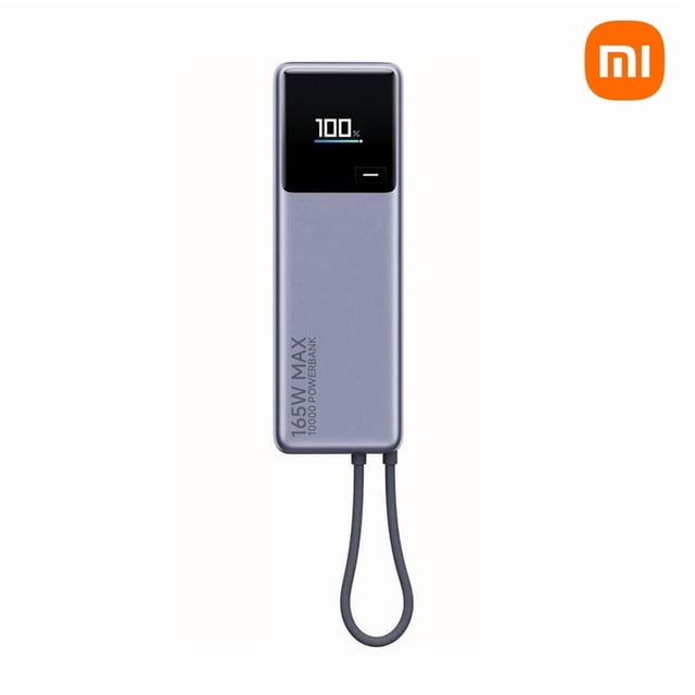 Xiaomi Batería Recargable 10.000mAh 165W Gris