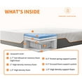 thumbnail image 5 of ESHINE 14 inch Hybrid Memory Foam Mattress for adjustable bed, King, 5 of 7
