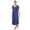 Peacoat Liberty, variant on Women's Raglan Sleeve Scoop Neck 46" Nightgown, Sizes XS to 5X
