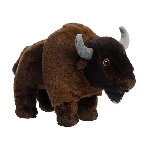 Aurora - Small Brown Eco Nation - 9" Bison - Responsibly Made Stuffed Animal