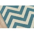 thumbnail image 3 of Momeni Baja Area Rugs Indoor/Outdoor Graphic Blue Area Rug, 8' x 13, 3 of 4