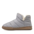 thumbnail image 3 of Dearfoams Mens Bryant Nylon Puffer Indoor/Outdoor Slipper Boot, 3 of 4
