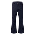thumbnail image 3 of Casual Flared Trousers with Button Detailing for Relaxed Everyday Wear Retro- Solid Color Bottoms for Men, 3 of 4