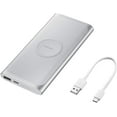 thumbnail image 5 of SAMSUNG 10,000 mAh Wireless Charger Portable Battery - Silver, 5 of 8