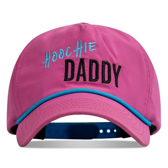 Combat Iron Hoochie Daddy Crushable Edition Rope Snapback Hat – Lightweight, Quick-Dry, Unstructured Fit – Pink