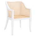 thumbnail image 4 of SAFAVIEH Maika Nautical Solid Dining Chair, White/Natural, 4 of 7