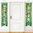 thumbnail image 1 of Yanonmyfd  World Cup Soccer 2026 Hanging Porch Banner for Party Decorations, 2 Pcs World Cup Themed Hanging Couplet for Porch Door Soccer Party, Sports Events, Bar, Street, Home Decorations, 1 of 8