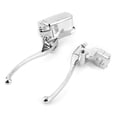 thumbnail image 4 of Hydraulic Brake Clutch Master Cylinder Lever Assembly Silver Universal for 1in Handlebar, 4 of 9