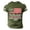 Army Green, variant on CIENVNSTG Mens Patriotic Crew Neck T Shirt 4th of July 250th Anniversary USA Flag Print 1776-2026 Short Sleeve Casual Fit for Holiday Events Navy S