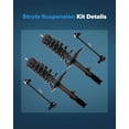 thumbnail image 3 of RONGTUO Rear Struts & Sway Bar Links Kit for 2006-2012 Toyota Avalon & 2007-2011 Toyota Camry – 4pcs – Replaces 172309/172310/K750011, 3 of 4
