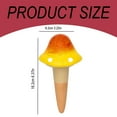 thumbnail image 3 of Haidf 4Pcs Terracotta Watering Spikes, Mushroom Shaped Plant Watering Globes with Slow Release System, Self Watering Planter Insert for Indoor Outdoor Plants, 6.4 Inch, 4 Colors, 3 of 8